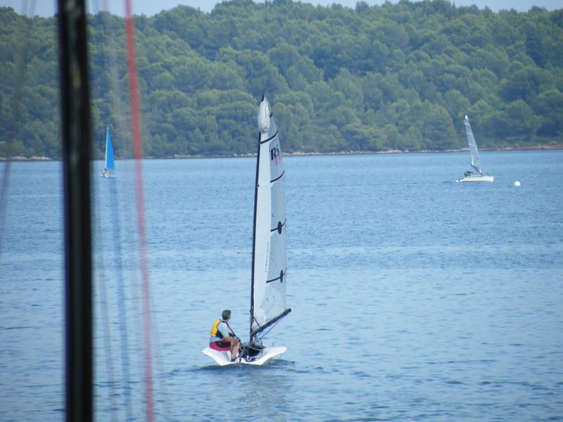 Me on the RS100 in Fornells