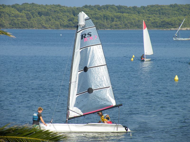 Me on the RS100 in Fornells